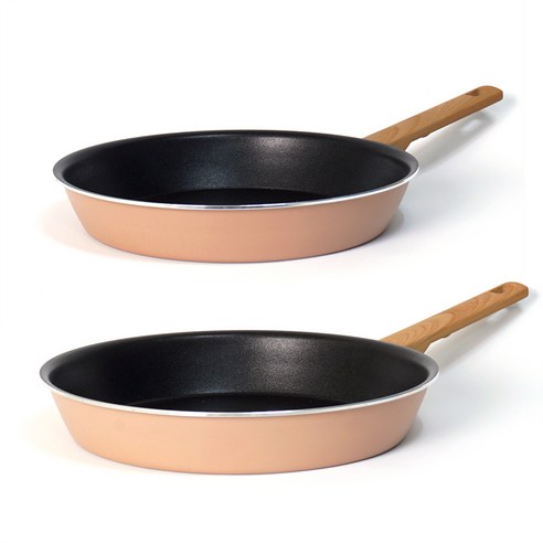 키친아트 몬트 인덕션 후라이팬 2종세트, 혼합색상, 후라이팬28cm + 30cm