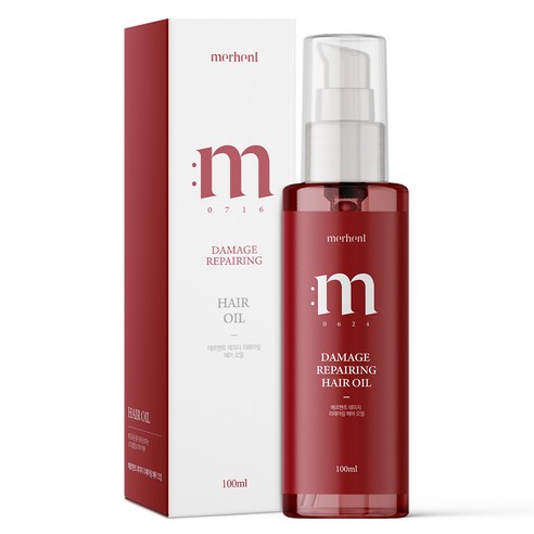 메르헨트 데미지 리페어링 아르간 헤어오일, 100ml, 1개