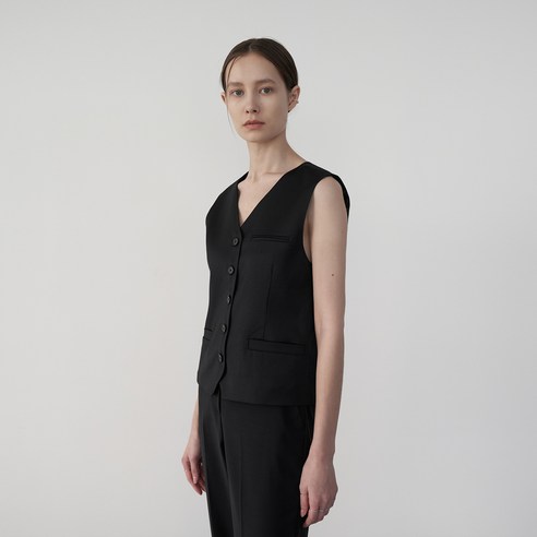 플램 MM basic wool vest