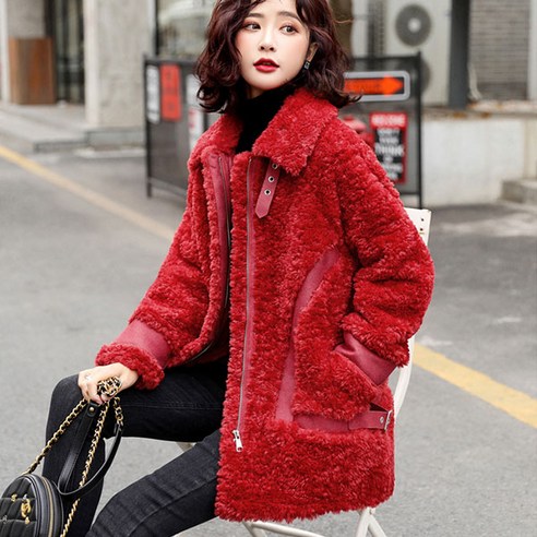 루나걸 여성용 끌레르 후리스 자켓