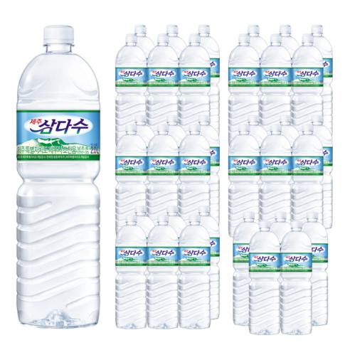 제주 삼다수, 2L, 36개