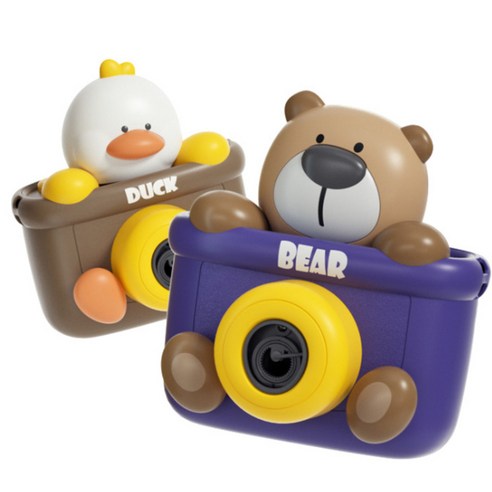 동물 카메라 버블건, 어린이와 애완동물을 위한 자동 비눗방울 놀이