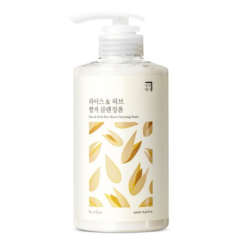 살림백서 라이스 앤 허브 쌀겨 클렌징폼, 500ml, 2개