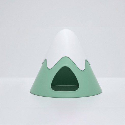요런개 스노우 마운틴 소동물 둥지 16 x 35 cm, 1개, 그린