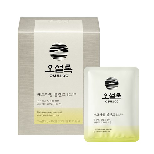 오설록 캐모마일 블렌드 피라미드, 1.5g, 10개입, 1개