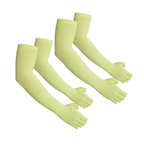 인콘트로 반장갑 토시 4p, 연두색
