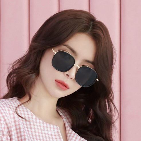 멜라크메 뿔테 사각 라운드 선글라스