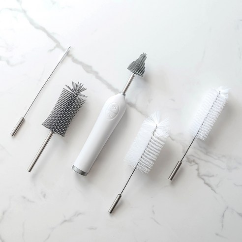 꿈비 전동 젖병세척솔로 손목은 편안하게, 젖병은 깨끗하게!