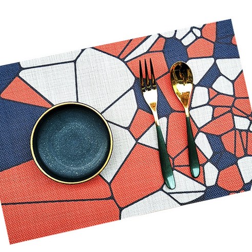 드리샤 식탁매트 D76 2p, 타입11, 30 x 20 cm
