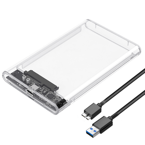 액센 USB 3.0 SATA3 SSD / HDD 외장 하드케이스 125.5 x 79 x 13 mm HD10, 1개 ufs3.11tb