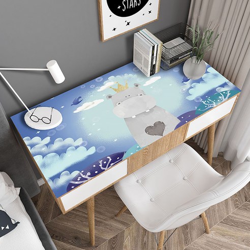 마켓에이 드림랜드 방수 테이블매트, 하트하마, 40 x 80 cm