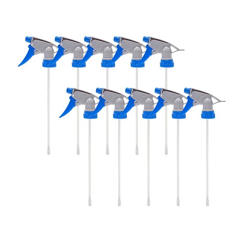 월드크린 5색 분무기 분사구, 10개, 파랑