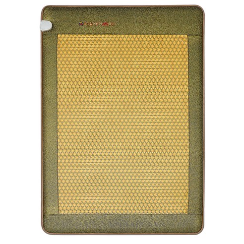 HanilMedical 그래핀 고급형 방수원단 노빌리티 디지털 전기매트 옐로우 + 골드 투톤, 퀸사이즈더블(150 x 200 cm)