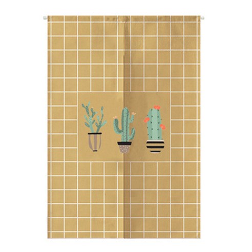 감각적인 식물그림 가리개 커튼, 28