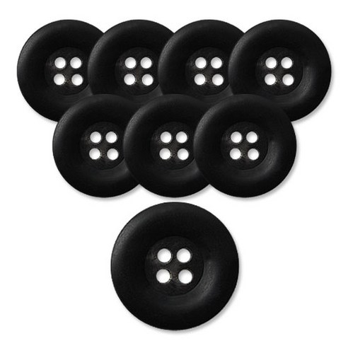동대문단추왕 고급 무광 코트 가디건 단추 18mm, 블랙어게인, 8개