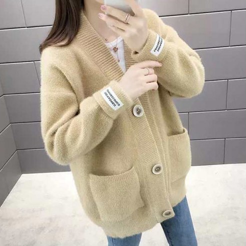 디어로라 여성용 소프트 울터치 가디건