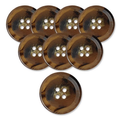 동대문단추왕 무광 코트 가디건 브라운 단추 23mm, 잡스, 8개