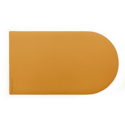 퍼니메이드 방수 가죽 테이블매트 다이닝, 머스터드, 45 x 26 cm