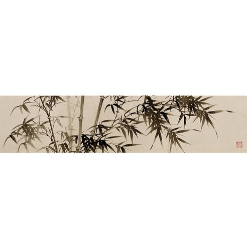 BNP 전통 민화 린넨 방수 테이블러너, 18 스타일 18, 43 x 360 cm