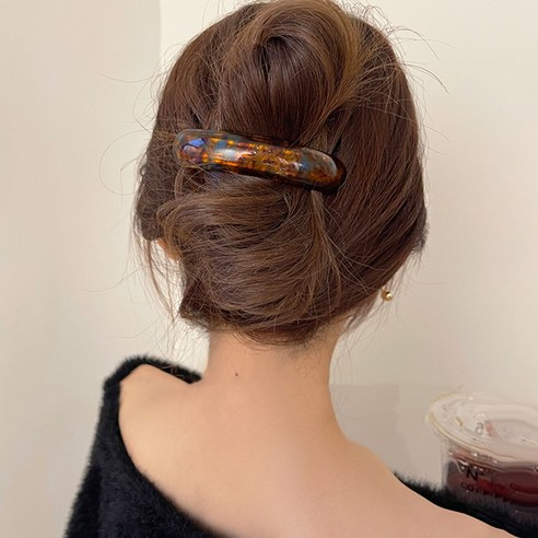 "아침마다 머리 손질 전쟁? 걸핀스 페더 스퀘어 자동핀으로 5초 만에 스타일 완성!" 자동핀