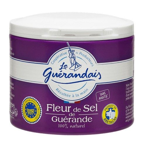 르게랑데 게랑드 플뢰르 드 셀 토판 천일염, 125g, 1개