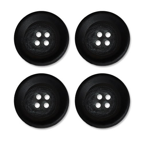 동대문단추왕 고급 무광 코트 가디건 단추 30mm, 블랙빌리지, 4개