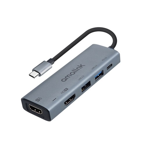 컴스 USB C to 듀얼 HDMI 컨버터 FW837, Gray fw192 Best Top5