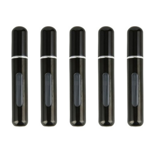 향수 스킨 로션 공병 8ml, 5개, 블랙