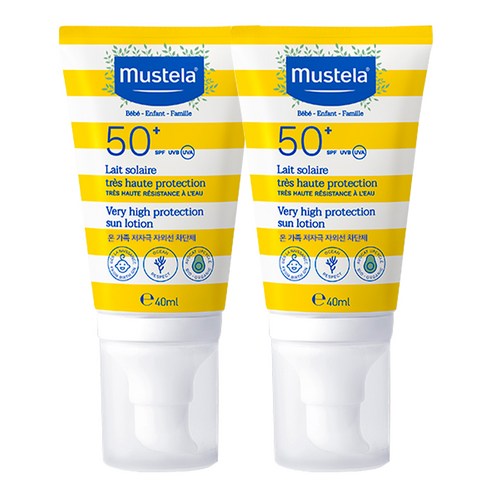 무스텔라 베리 하이 프로텍션 선 로션 SPF50+, 40ml, 16개