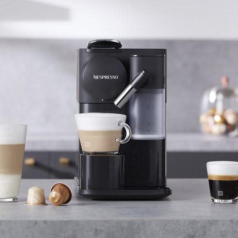 집에서 편안하게 고품질 커피를 즐기는 네스프레소 라티시마 원