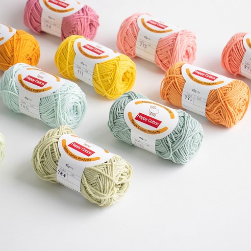 포근한 행복을 손끝으로, yarna 해피코튼 뜨개실