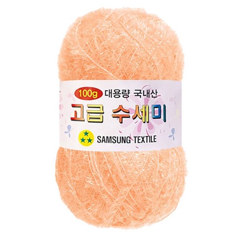 yarna 대용량 고급 수세미 100g, 153소프트만다린, 1개