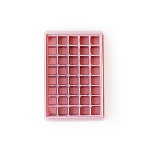 키친팩토리 파스텔 실리콘 얼음틀 40구, 옐로우그린