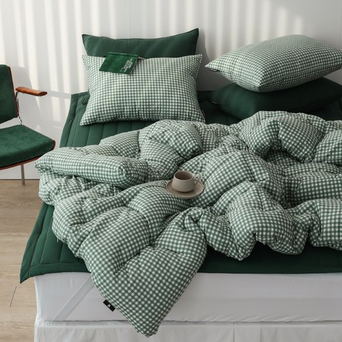 포근한 쉼을 선사하는 헬로우슬립 런던체크 차렵이불: 일상에 감성을 더하다 헬로우슬립