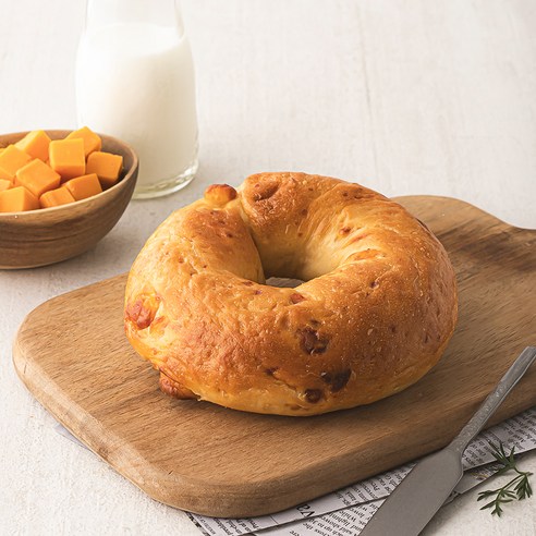브로드카세 발효종 롤치즈 베이글, 120g, 1개입, 1개