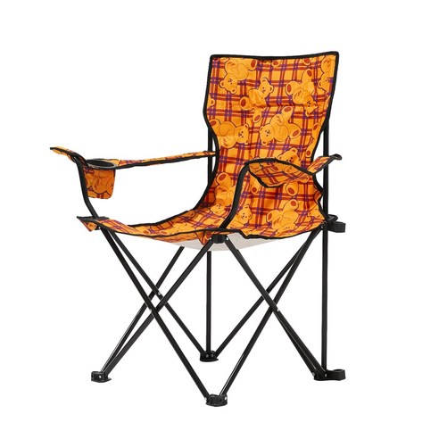 위글위글 캠핑 접이식 팔걸이 의자, Teddy Bear(LAOFDCPC-002), 1개