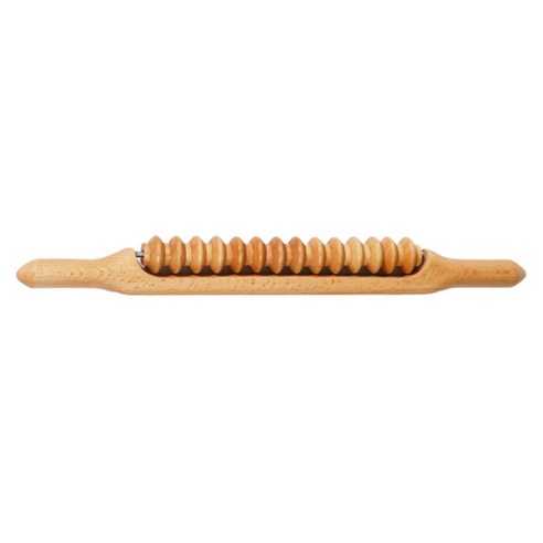 블럭마트 우드 롤링 마사지 스틱 52cm, 1개