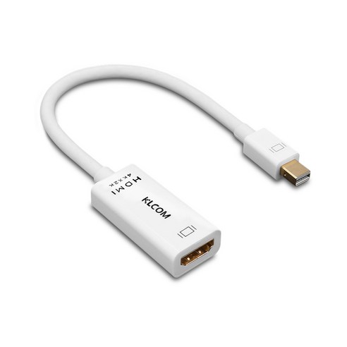 케이엘컴 Mini DisplayPort to HDMI 컨버터 Ver1.2, KL124