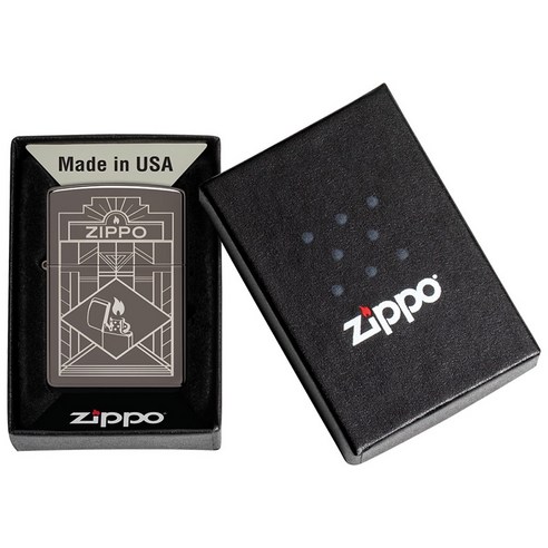 ご確認用 ZIPPO 150 Design 防風打火機48247 銀色時尚配件, 57 x 38 x