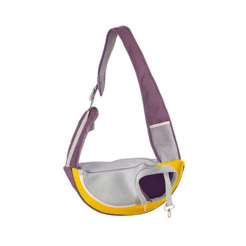 카르노코리아 반려견 메쉬 크로스가방, 퍼플, 1개