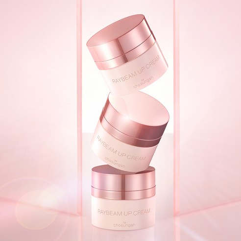 복숭아빛 광채 피부를 완성하는 조성아TM 레이빔 업 크림 피치 볼륨 에디션