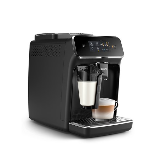 편리한 사용과 다양한 커피 메뉴를 제공하는 필립스 라떼고 2200 시리즈 전자동 에스프레소 커피 머신