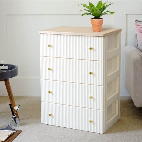 보노하우스 카밀라 템바보드 서랍장 4단