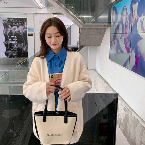 엘쏘 여성용 베이직 루즈핏 가디건: 가을에 완벽한 편안함과 스타일