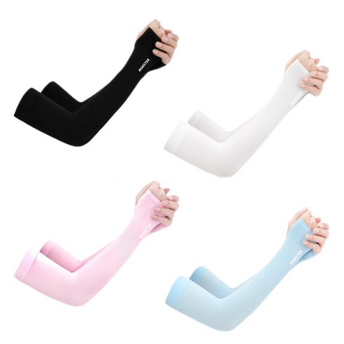 몬스터 토시 4종 세트, 블랙, 화이트, 핑크, 블루