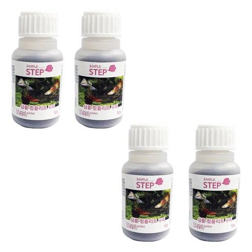 심플 컴플리트 구피 사료, 12g, 4개