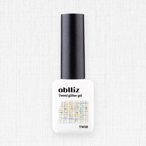 에이블리즈 트위드 글리터 컬러 젤네일 8g, TW08, 1개