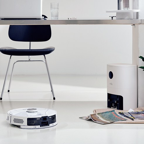 깨끗하고 편리한 청소를 지원하는 리하스 무선 물걸레 로봇청소기 LH90