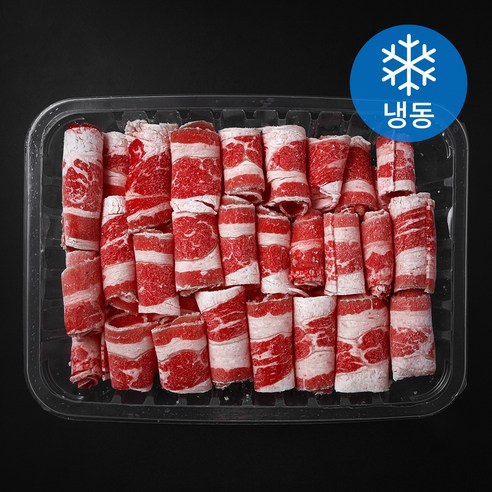 고급진 미국산 돌돌말이 우삼겹 구이용 (냉동), 1개, 800g