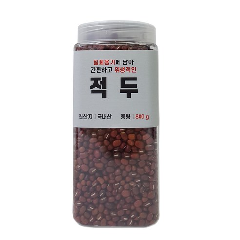 대한농산 통에담은 국산 적두, 1개, 800g